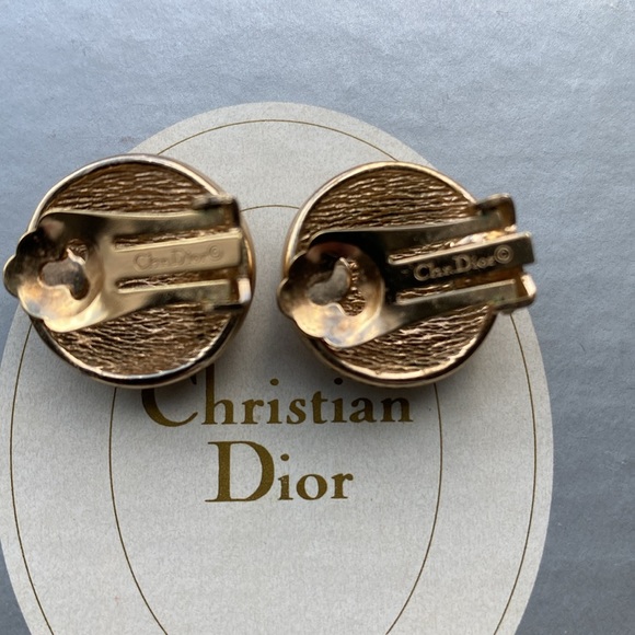 Vintage Christian Dior Earrings - Picture 3 of 3